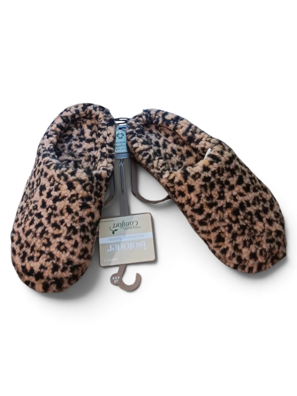 Leopard Print Kids Cozy Slip-On Slippers - Brown